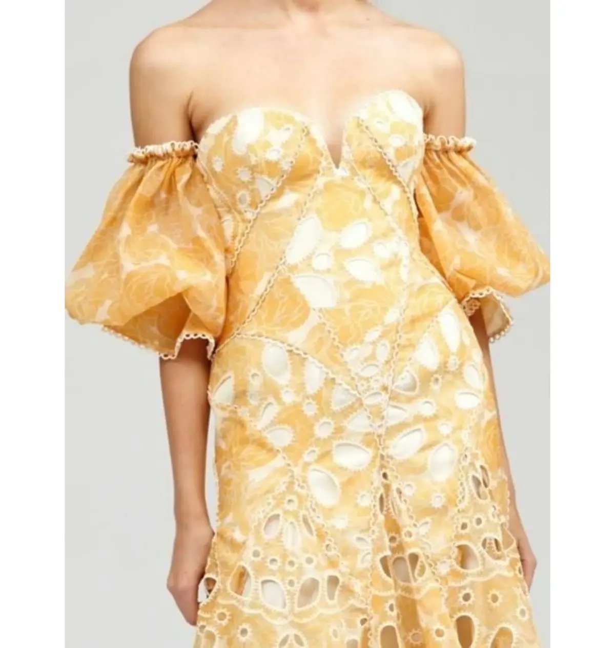 Acler Holland Midi Dress Lemon Size AU 10 photo 3