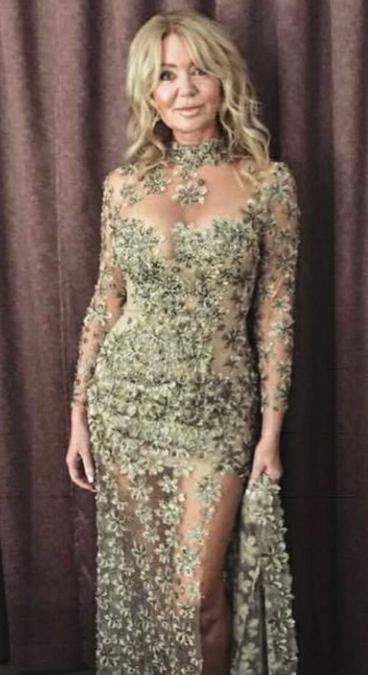 Judy Copley Couture Anushka Gown Size 8 photo 2