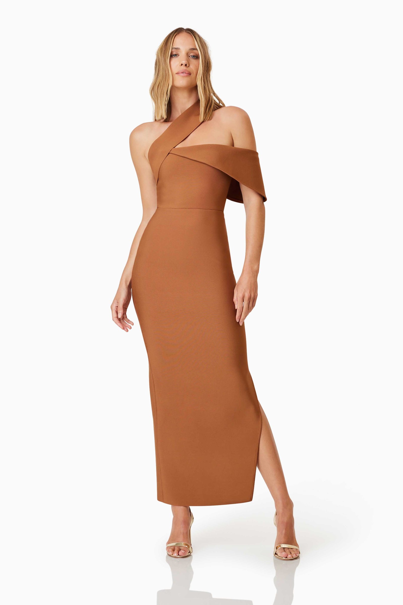ELLIATT RILEY MAXI DRESS - BRONZE photo 2