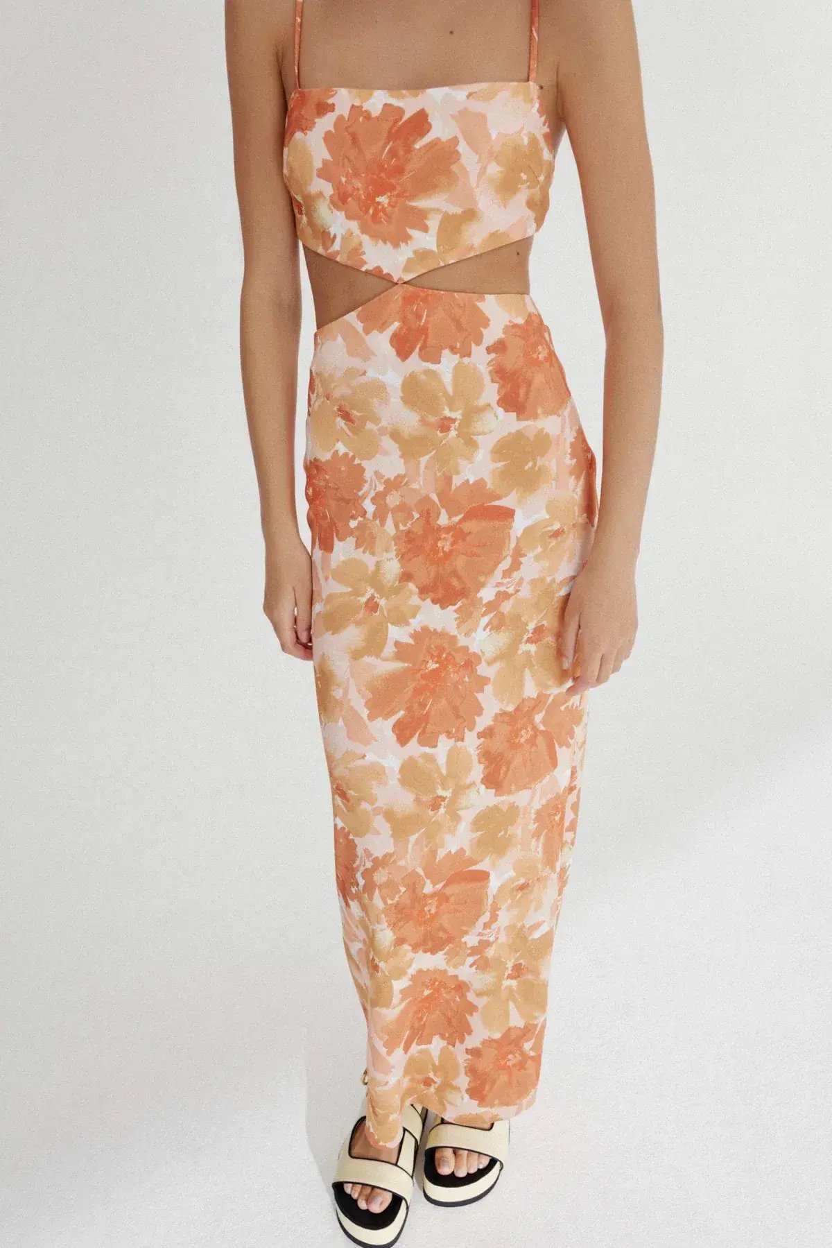 Significant Other Maeve Maxi Dress in Scarlett Poppy Floral Size 12 photo 4