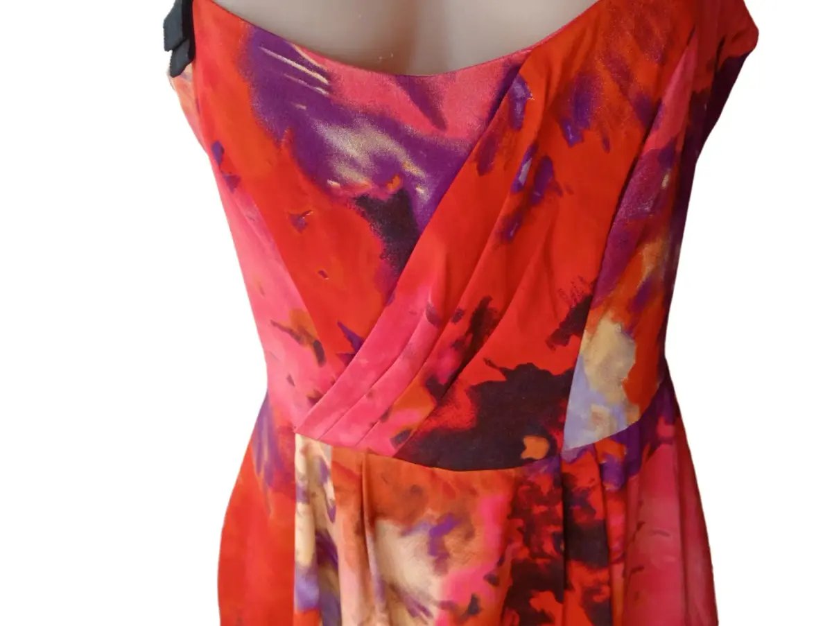 Cue in the City Colourful Summer Dress AU 12 photo 3