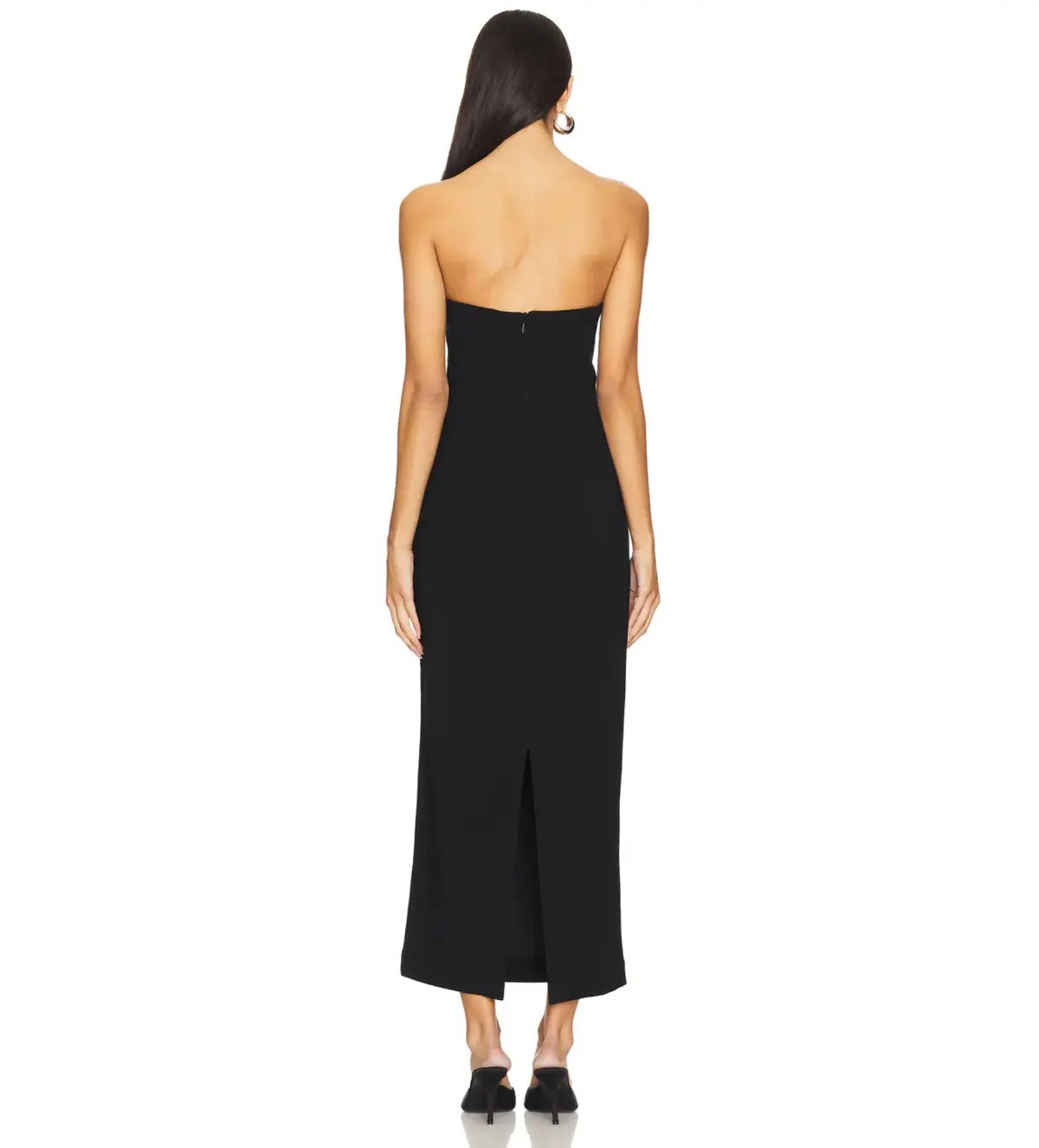 Rachel Gilbert Cassidy Dress in Black and Coconut Size 12 photo 3