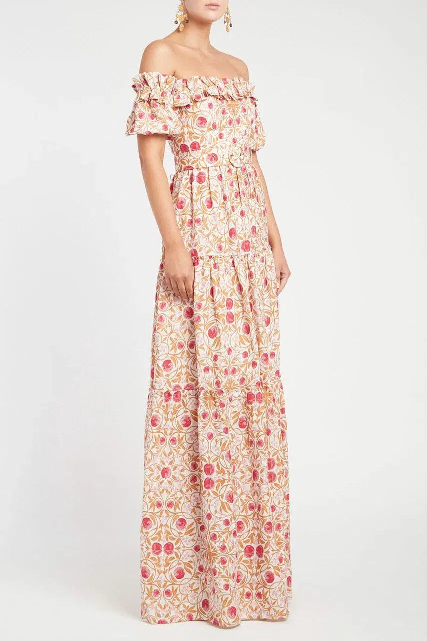 Rebecca Vallance Catania Maxi Dress Floral Size 12 photo 2