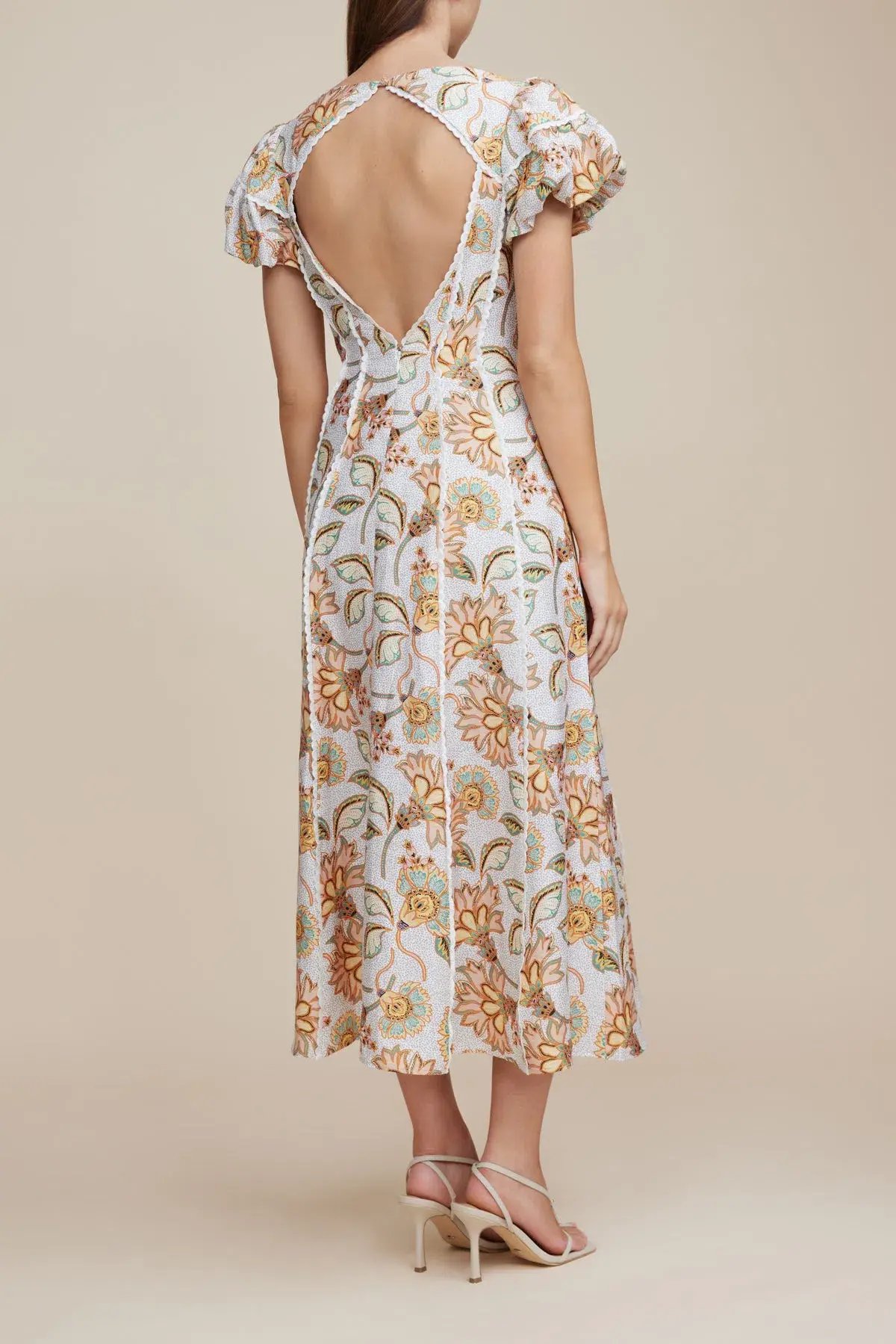 Acler Menton Dress Floral Size 8 photo 2