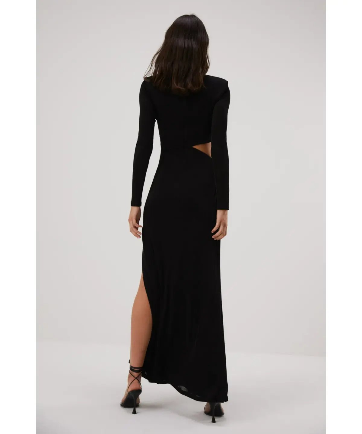 Misha Akari Floor Length Gown Black Size 6/XS photo 3