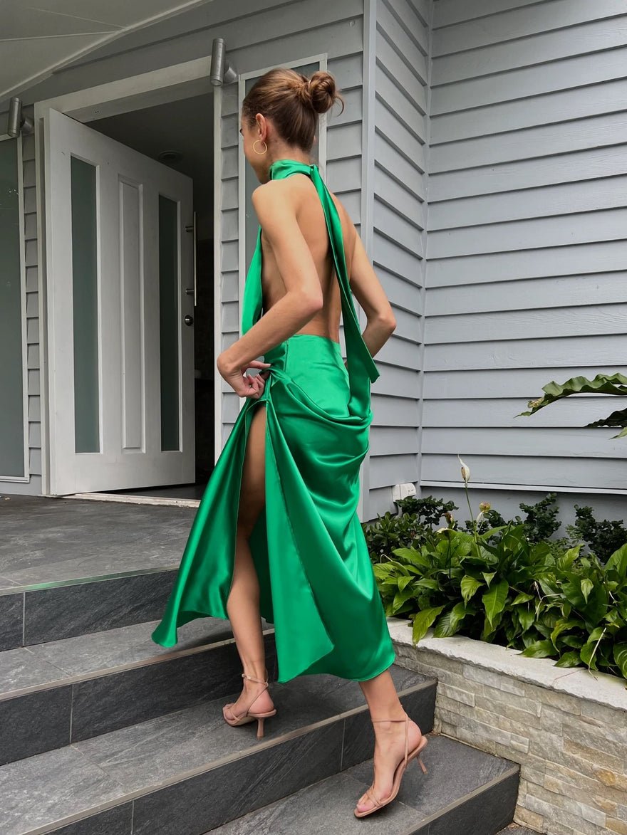 YLD Design Halter Maxi - Green photo 3