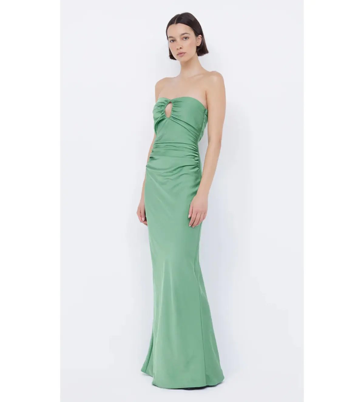 Bec & Bridge Emilia Strapless Maxi Dress Green Apple Size 10 photo 4
