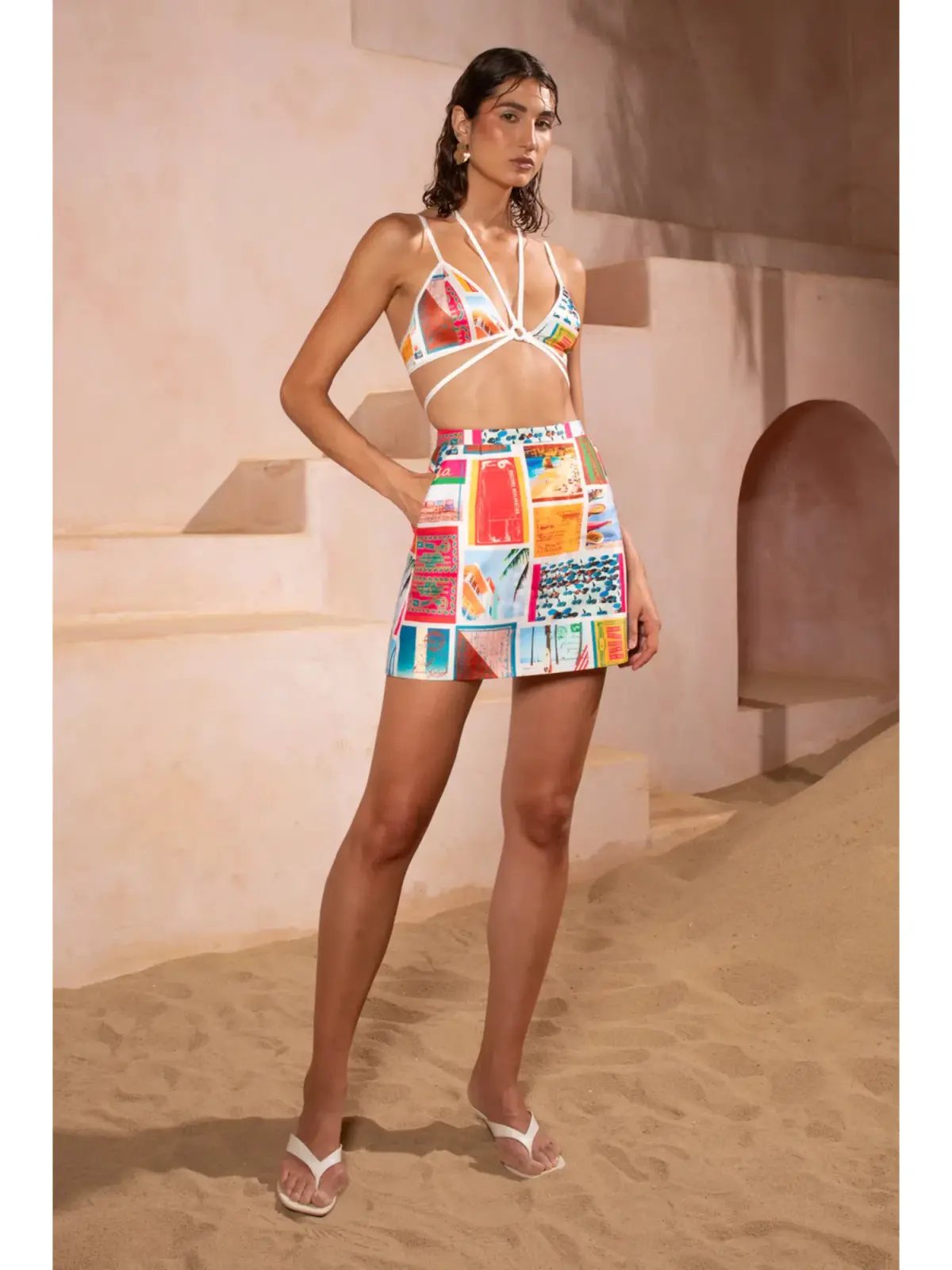 Eliya the label Taormina Shirt M / AU 10 and Monaco Skirt L / AU 12 in Print photo 4