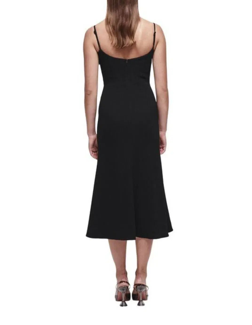 Rachel Gilbert Margot Midi Dress Black Size 4 / AU 14 photo 2