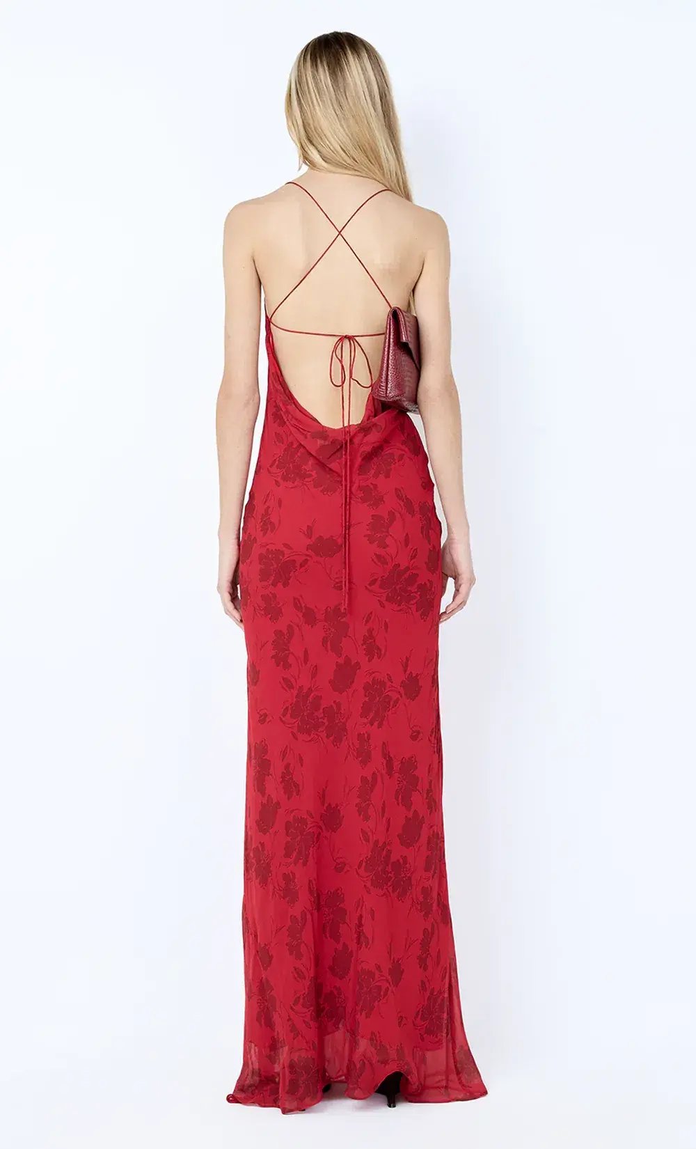 Bec & Bridge Ruby Slip Maxi Dress in Cherry Floral Size 6 photo 2