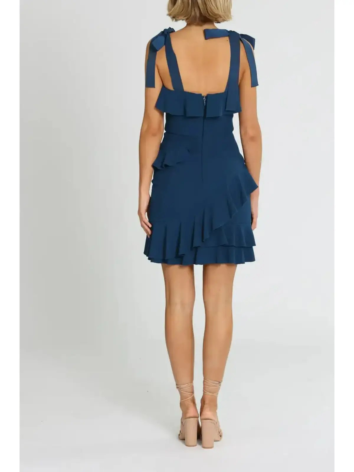 Rebecca Vallance Agean Mini Dress in Navy Size AU 8 photo 3