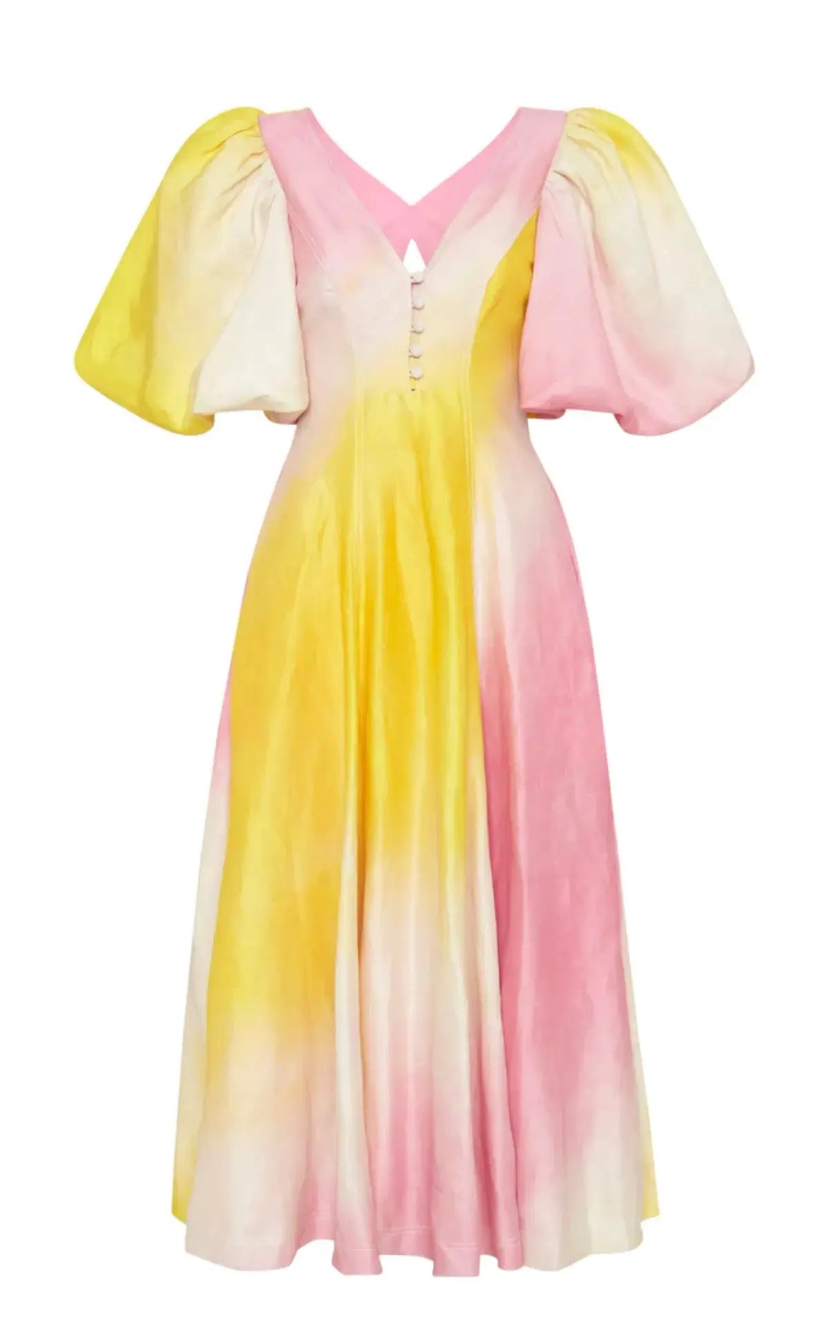Aje Cloudburst Midi Dress Print Size 8 photo 3