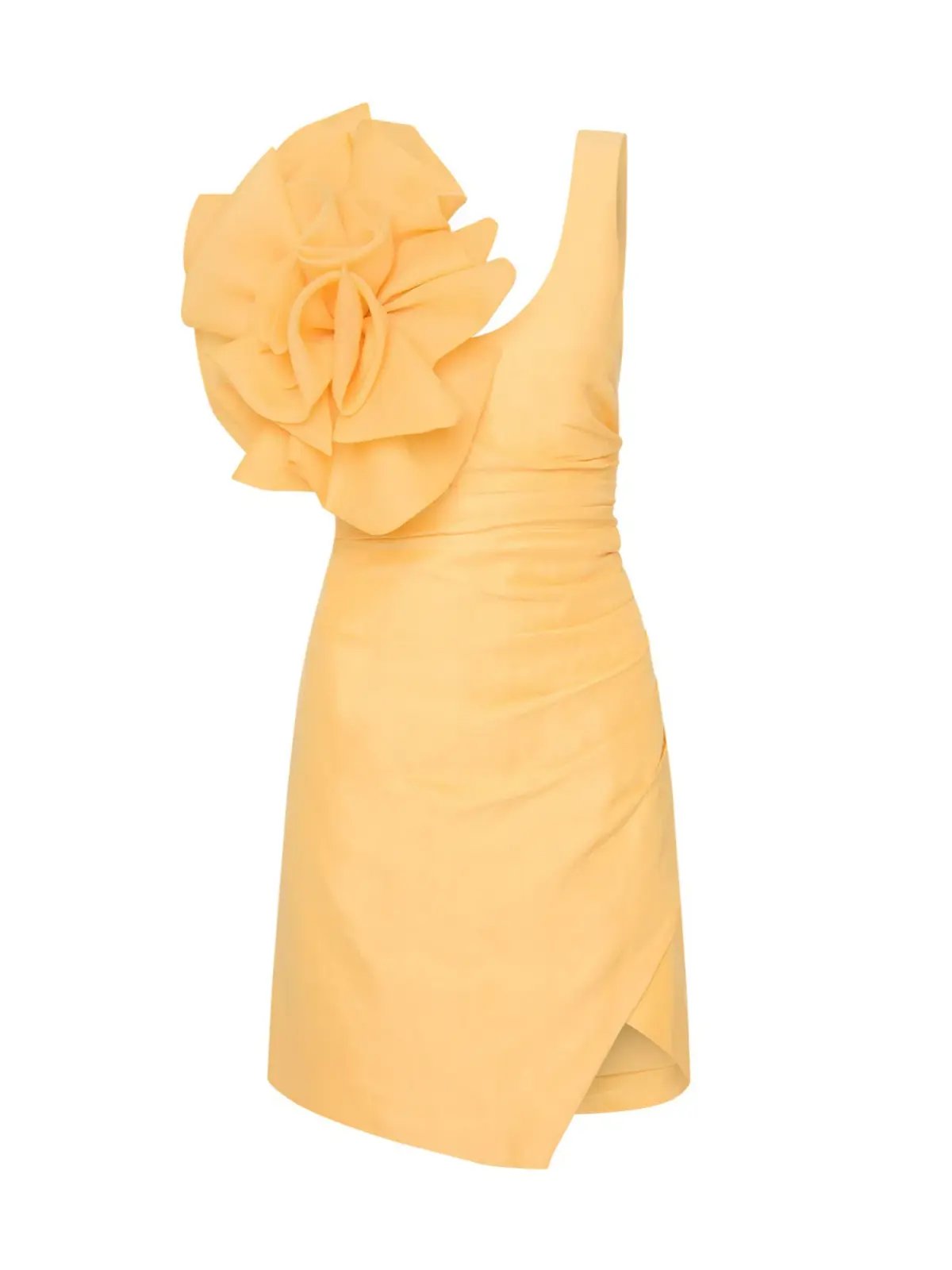 Aje Energy Mini Dress Marigold Yellow Size AU 4 photo 4