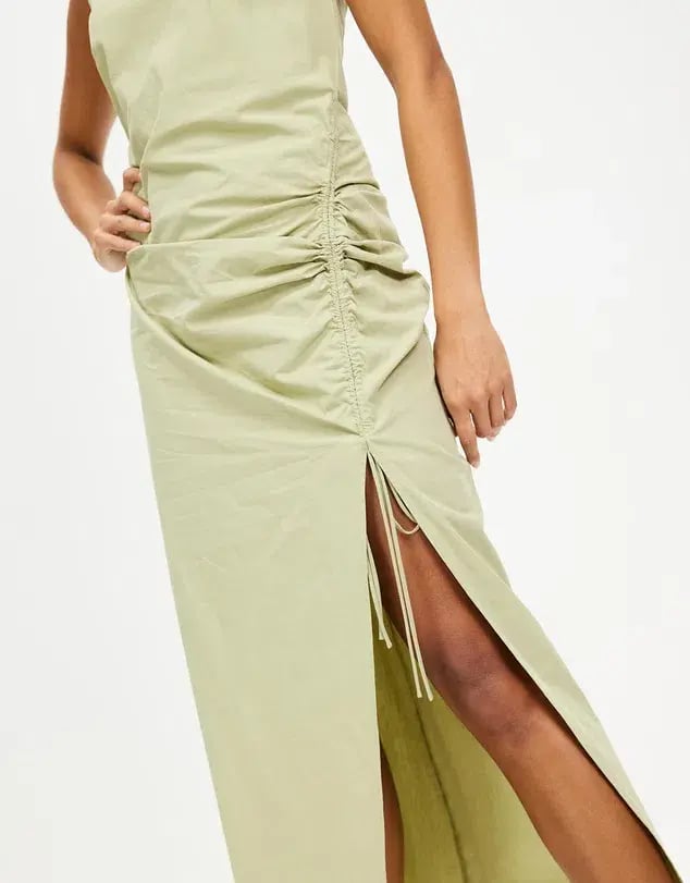 Third Form Drawn Deep Tank Maxi Dress Sage Size 8 photo 2