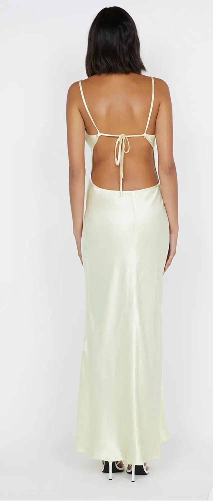 Bec and Bridge Cedar City Maxi Dress Ice Yellow Size 10 photo 2