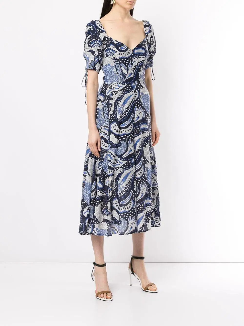 ALice McCall Royal Paisley Midi Dress Print Size 6 photo 2