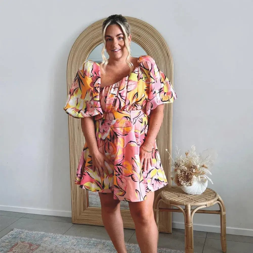 Sheike Copacabana Mini Dress Multi Size 14 photo 3