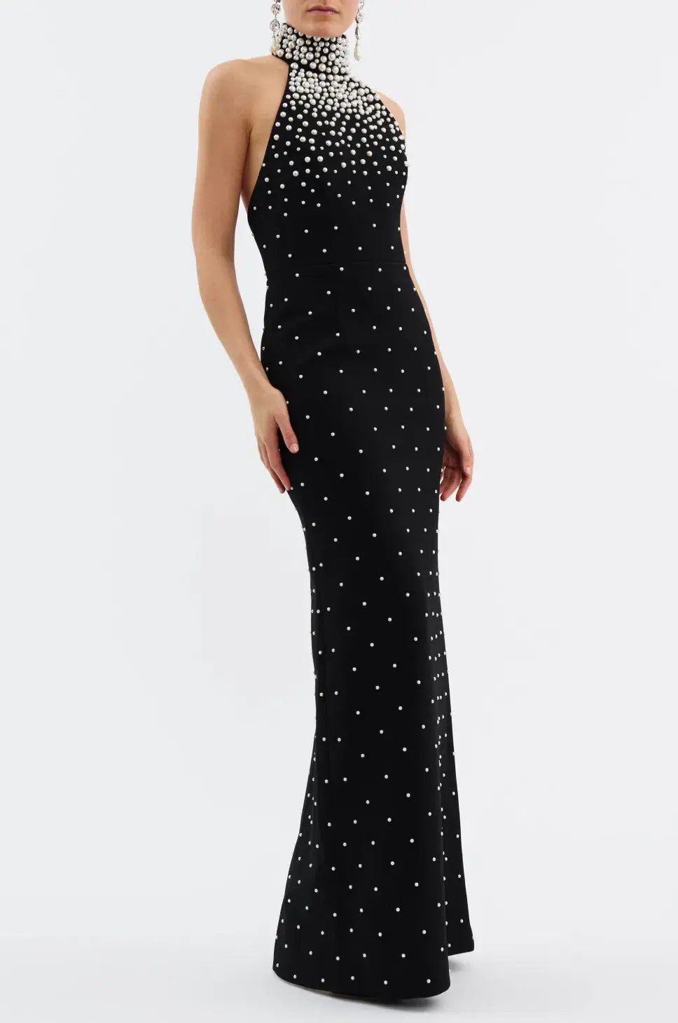 Rebecca Vallance Alivia Gown Maxi Dress in Black Size AU 10 photo 5