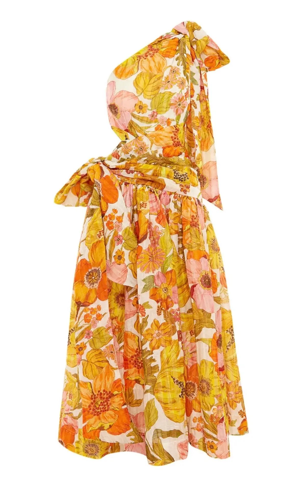 Alemais Silas One Shoulder Gown in Multi Size 10 photo 3