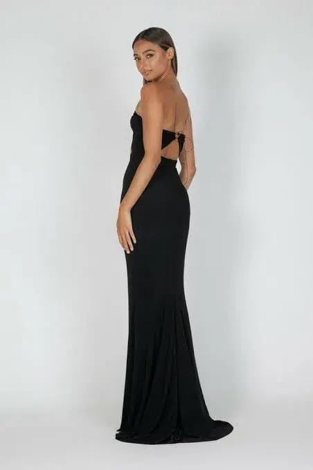 Natalia Rolt Cher Gown Black Size AU 8 photo 2