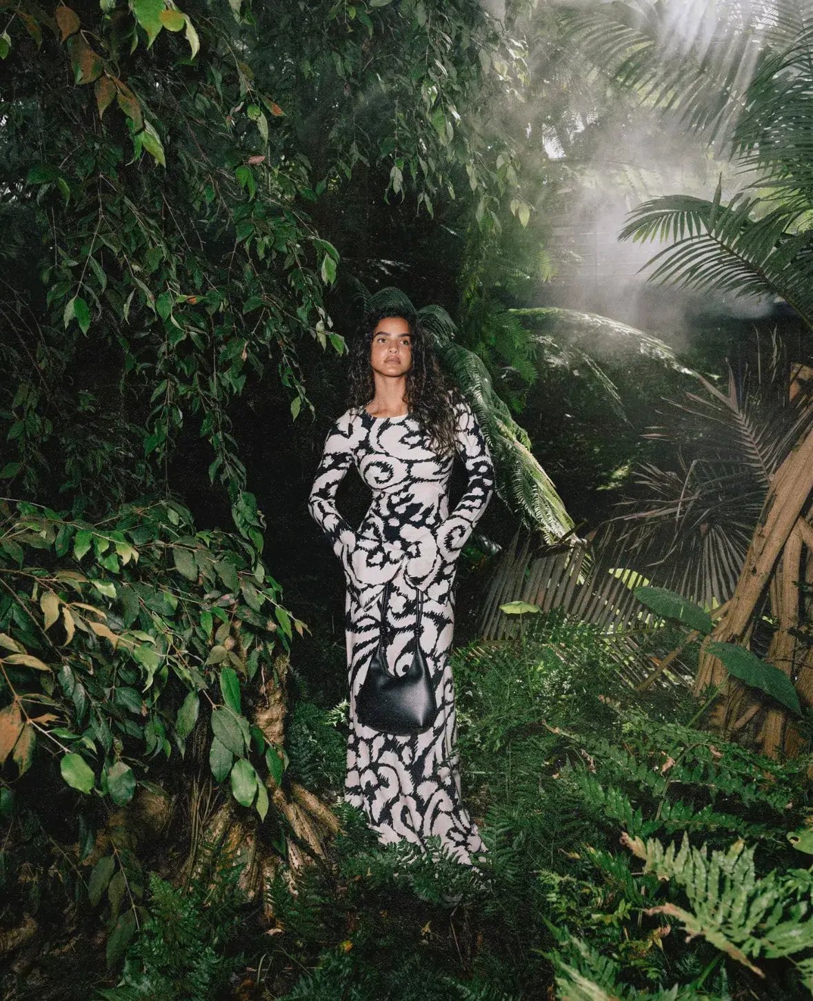 The Wolf Gang Santa Elena Maxi Dress Ikat Print Size 8 photo 6