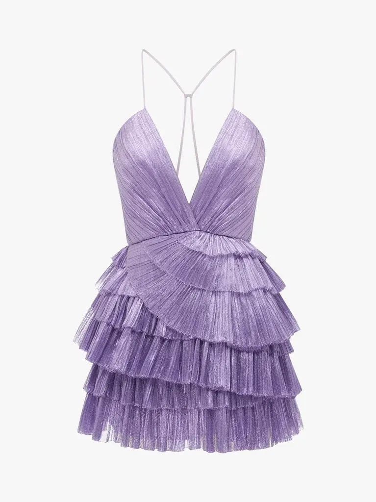 Alice McCall  Don’t Be Shy Dress Purple Size 4 photo 4