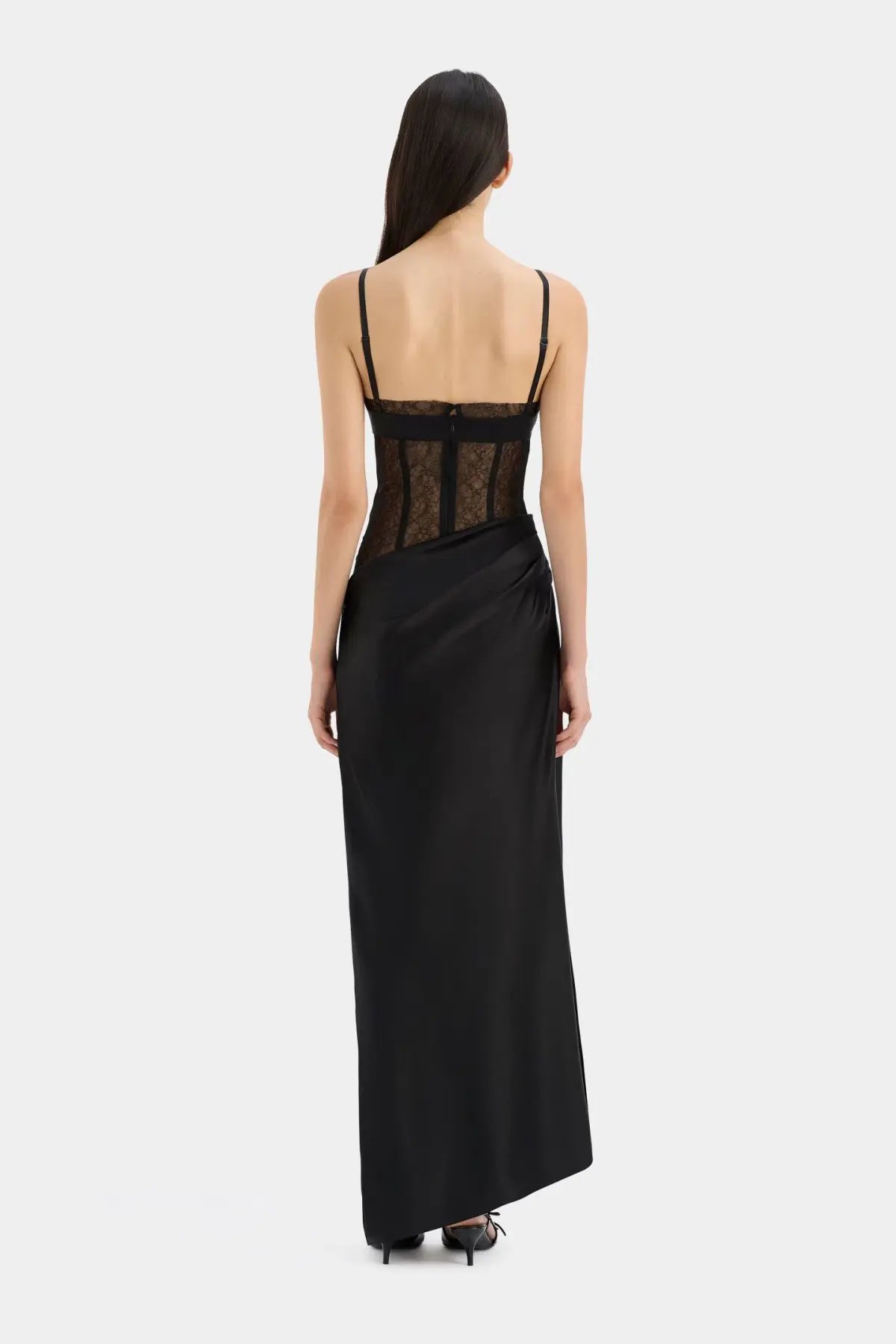 Sir the Label Dunya Draped Gown Black Size AU 8 photo 3