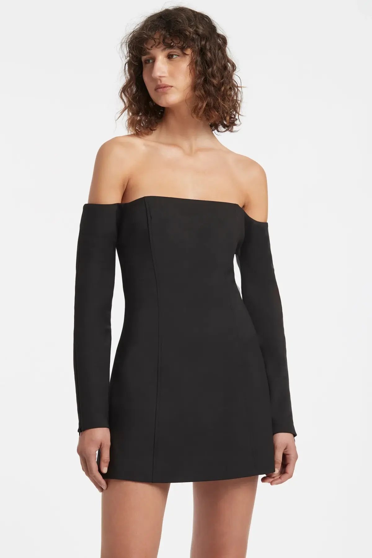 Sir the Label Alberta Sleeve Mini Dress Black Size 1 / AU 8 photo 3
