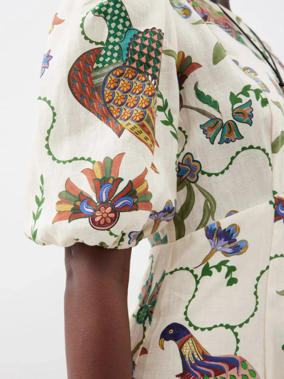 Alemais Birdie Midi Dress Print Size AU 10 photo 10