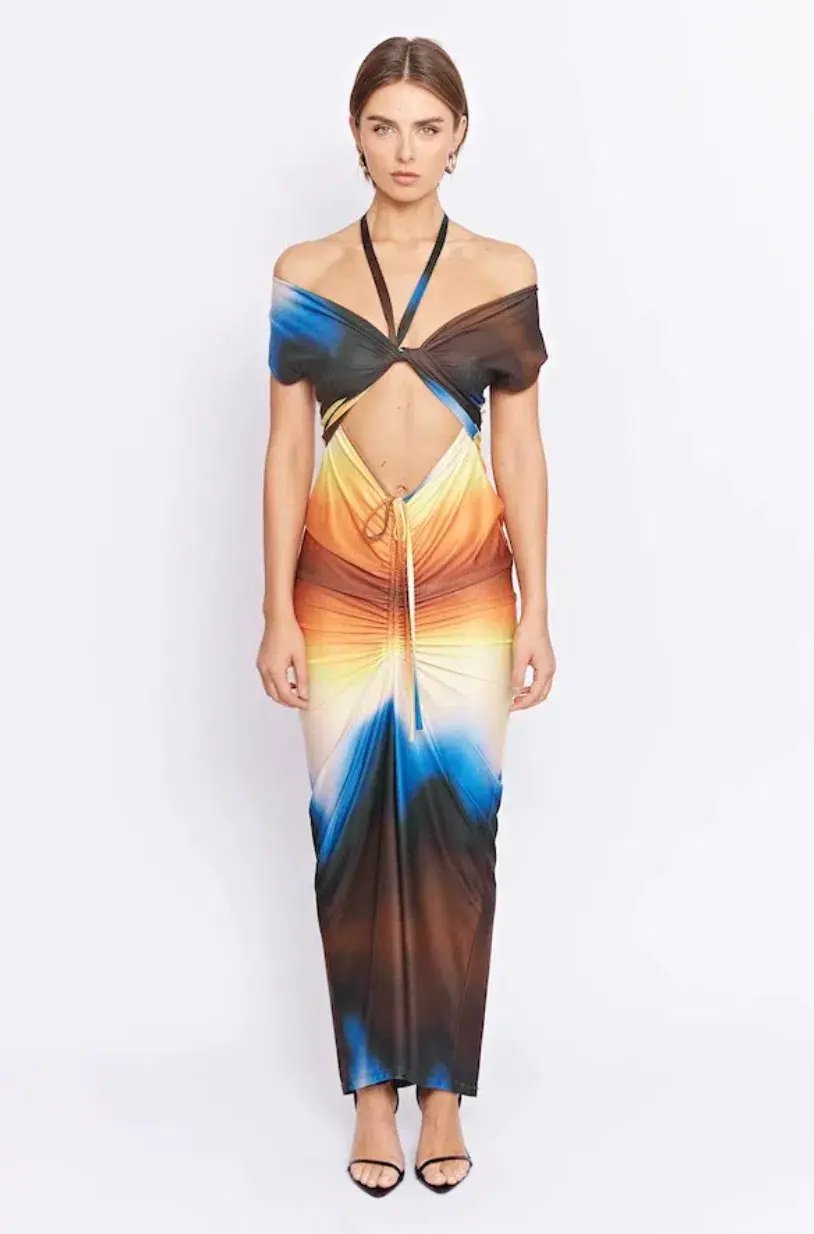 Pfeiffer Lexington Midi Dress Earth Size M / AU 10 photo 2