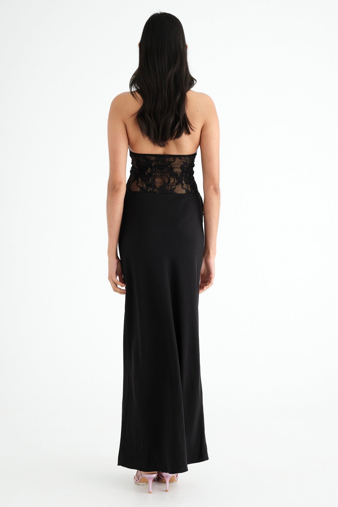 BENNI MIKO MAXI DRESS - BLACK photo 3