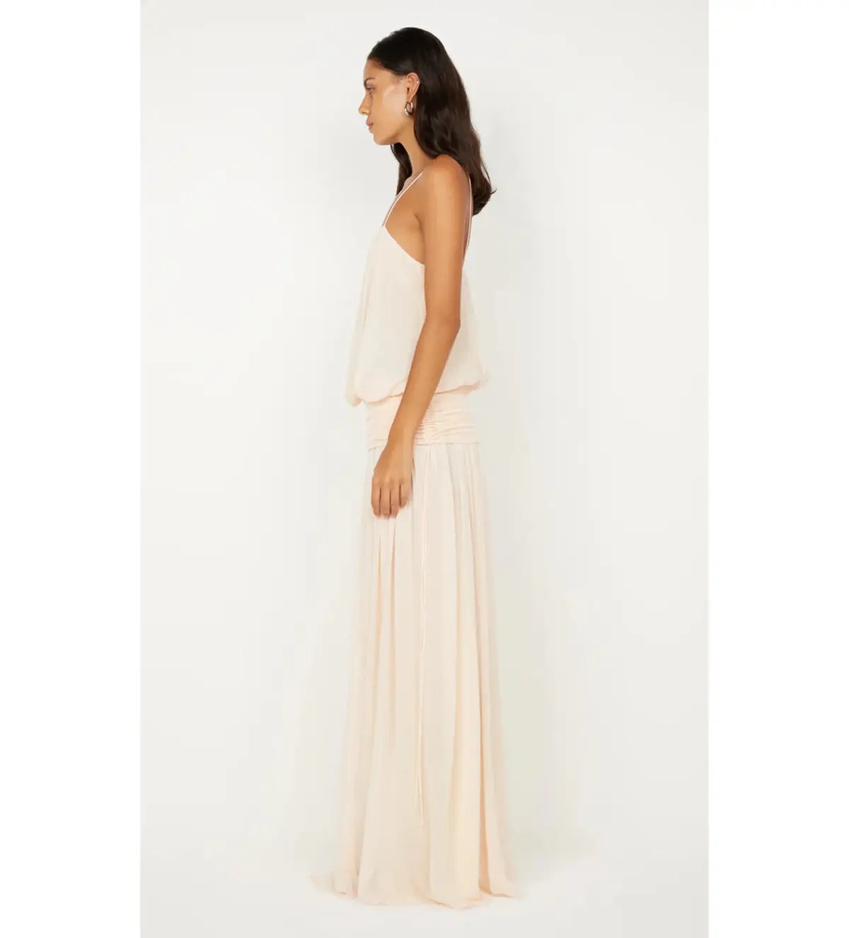 Bec and Bridge Camille Blouson Maxi Dress in Peach Size AU 6 photo 3