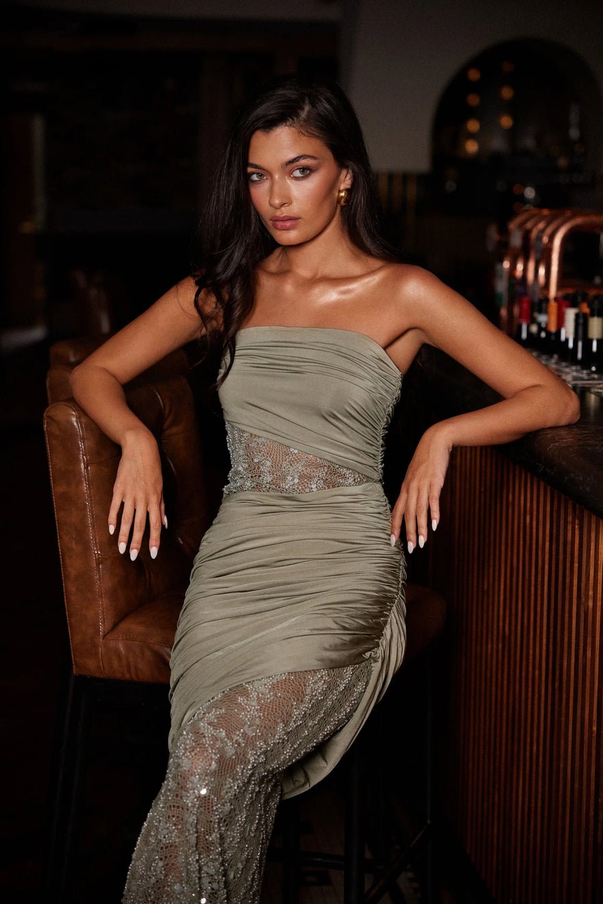 Elle Zeitoune Journee Dress - Sage photo 2