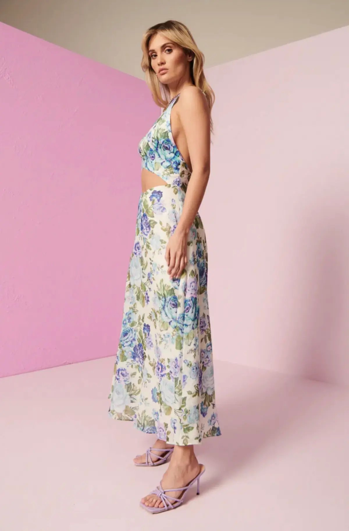 Kate Ford Mojave Braided Gown Belita Blue Size 1/AU 8 photo 3
