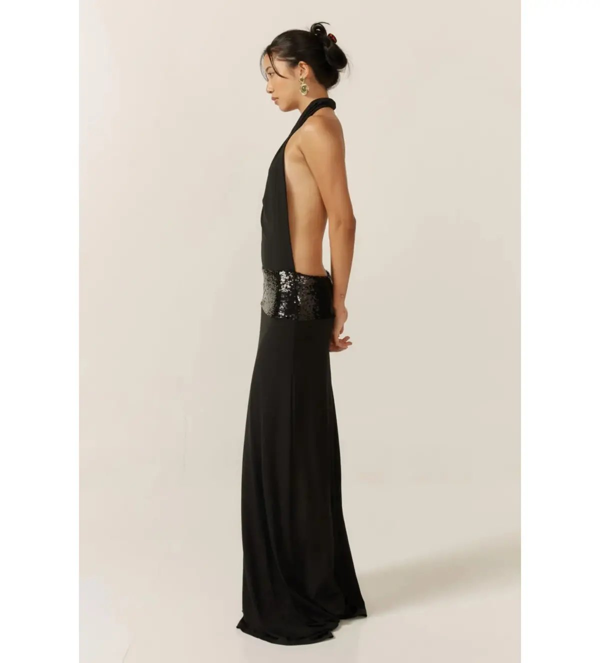 Ance Gria Adele Gown Black Size AU 8 photo 3