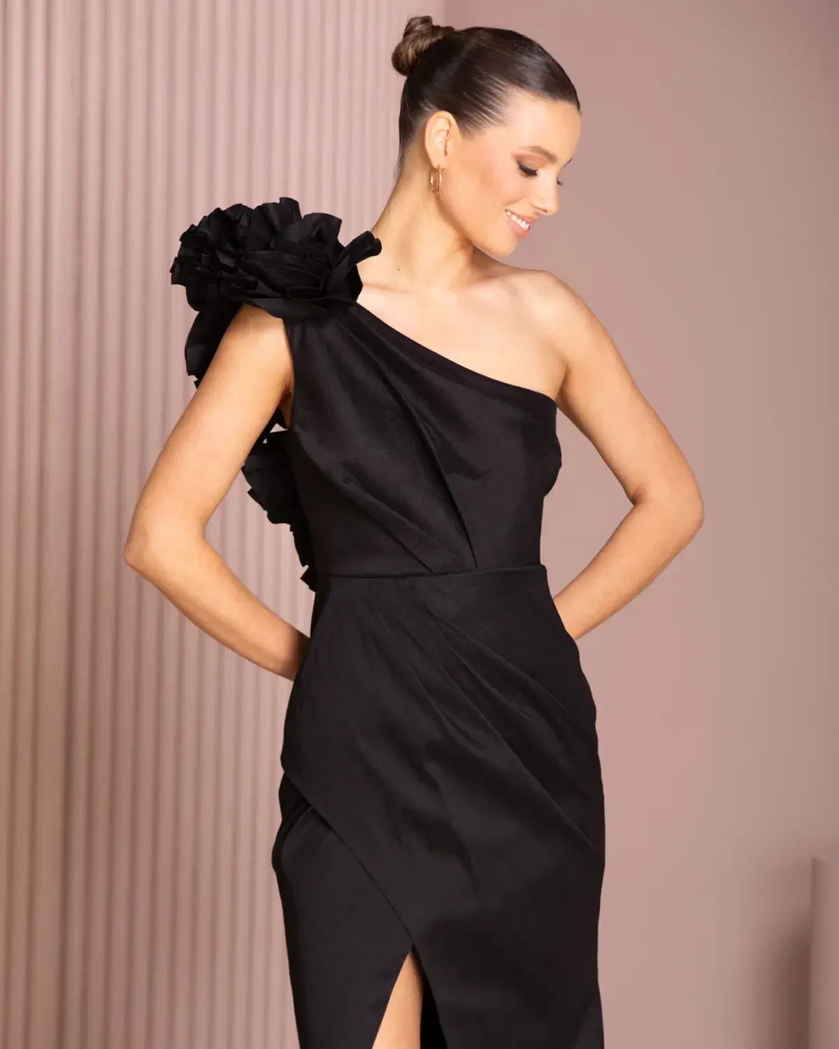 Azzurielle Aimi Gown Black Size AU 12 photo 3