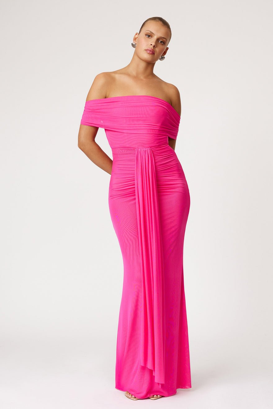 Lexi Jora Dress - Raspberry photo 3