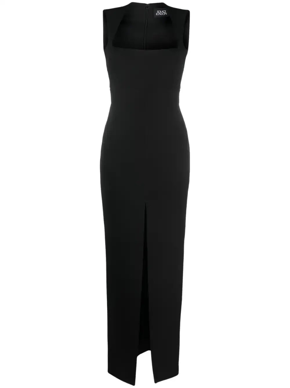 Solace London Sofia Maxi Dress in Black Size 10 photo 4