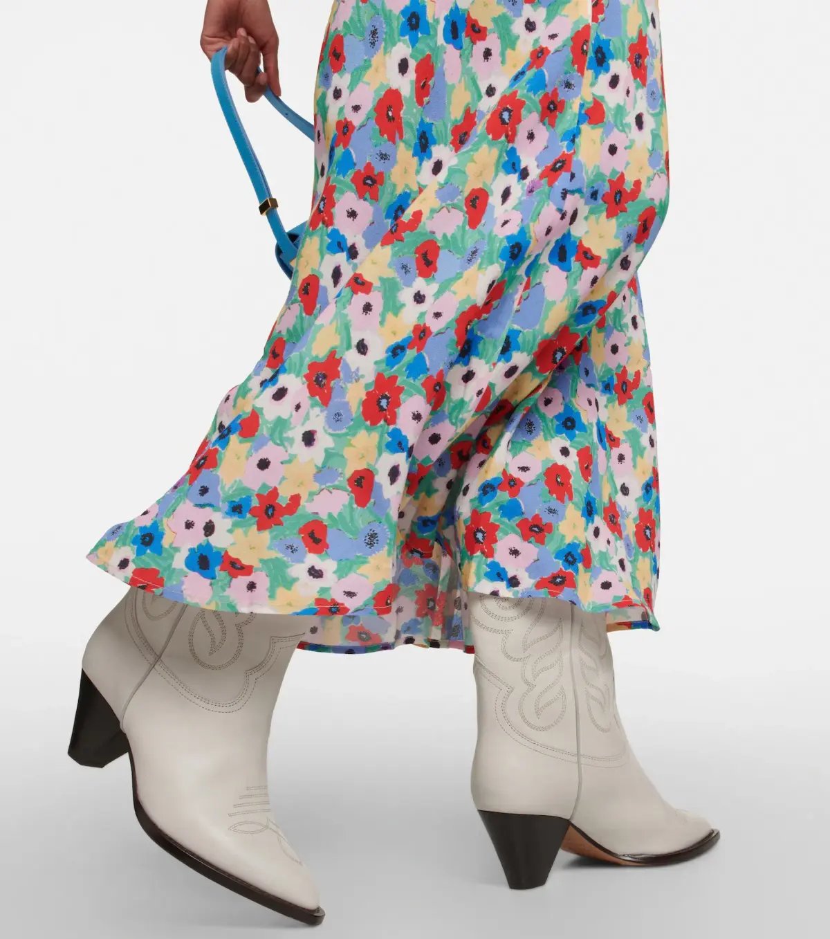 Rixo Zadie Floral Maxi Dress Size 12 photo 4