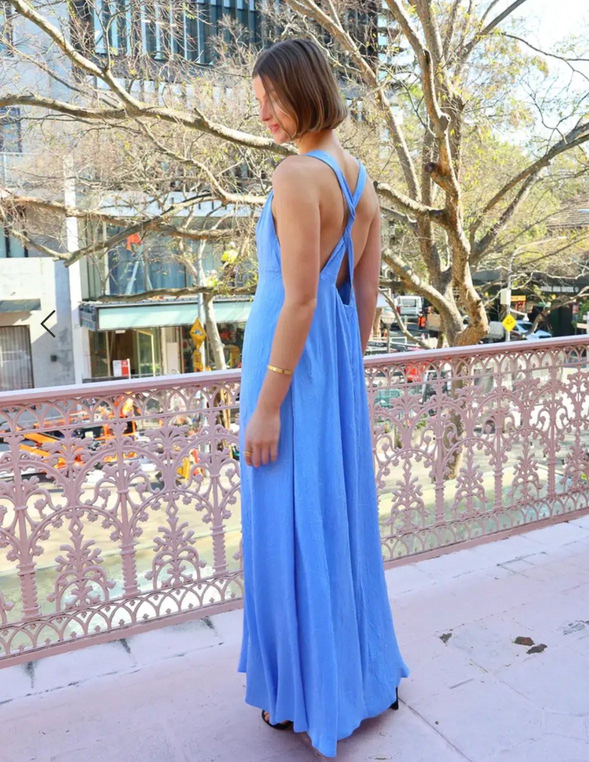Significant Other Selene Gown Periwinkle Size 10 photo 5