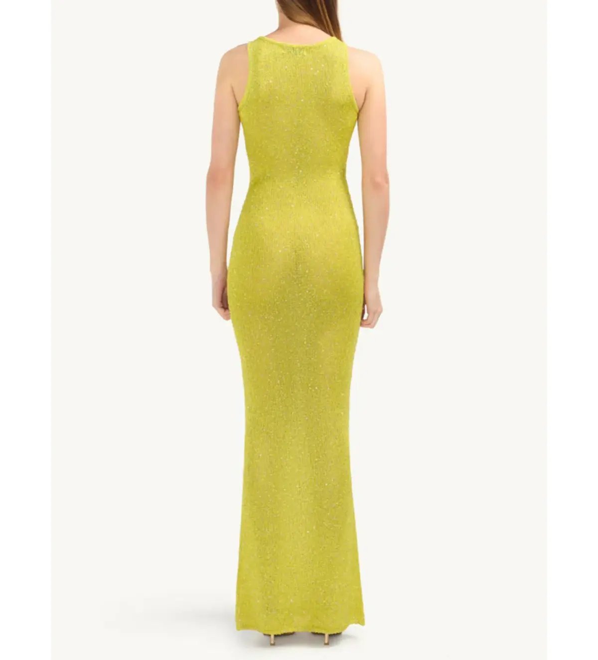 Astra Resort Natalia Dress Chartreuse Sequin Size XS / AU 6 photo 3