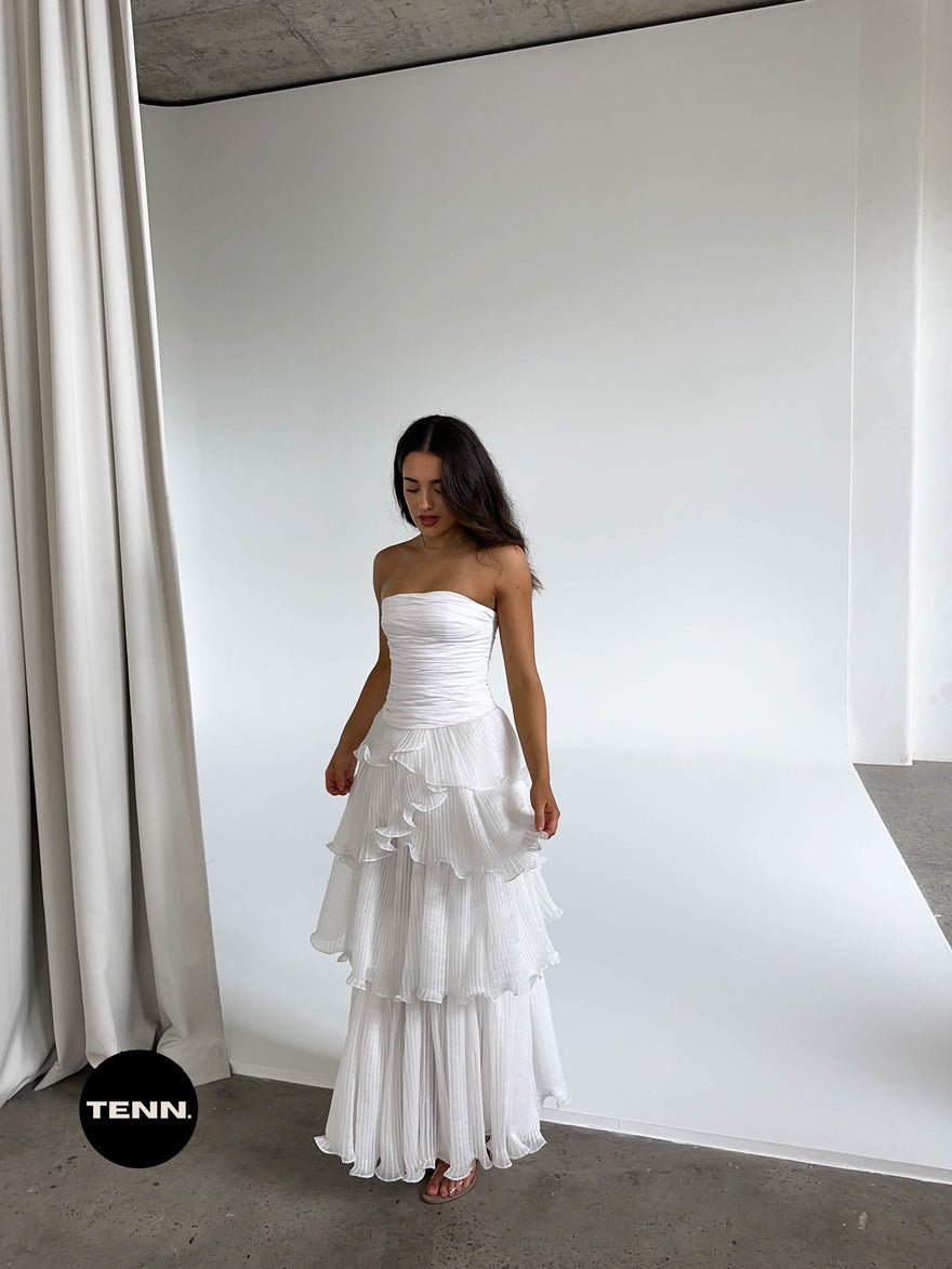 Aje Sunbeam Bustier & Cosmos Tiered Maxi Skirt photo 3
