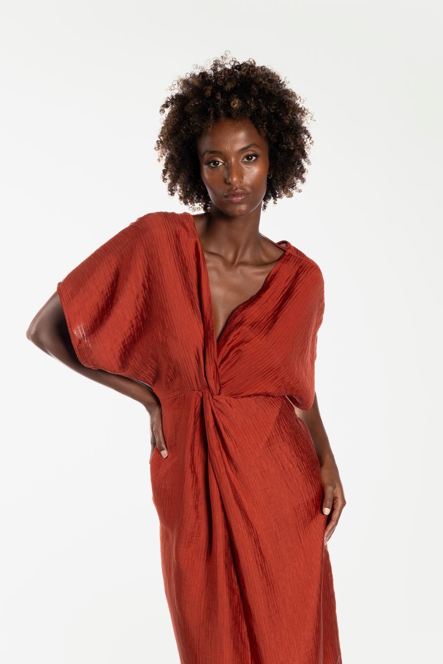 One Fell Swoop Provence Maxi Dress - Amber photo 2