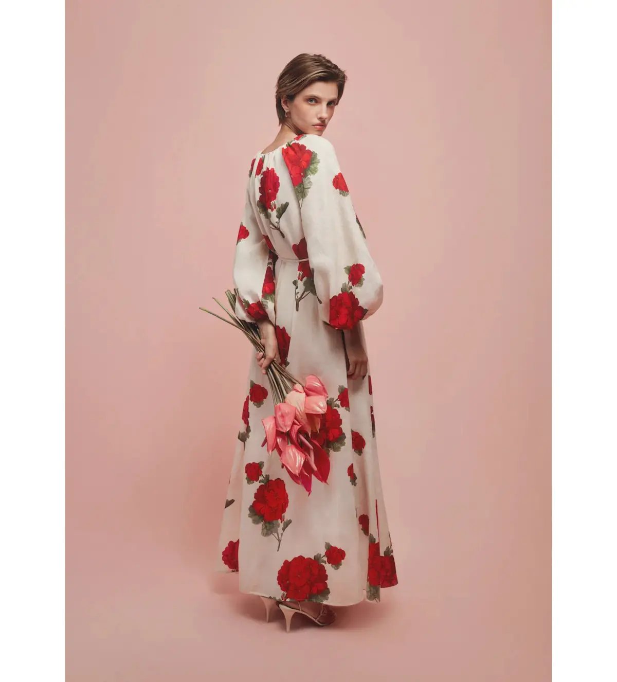 Morton Mac Delphina Dress Floral one size photo 3