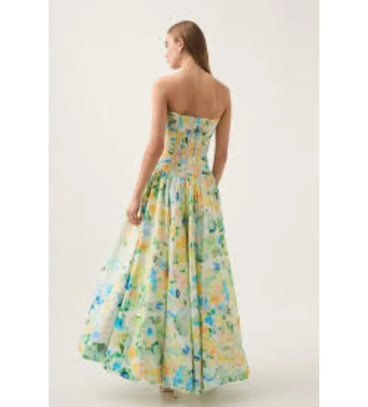 Aje Floral Haze Bubble Hem Maxi in Multicolour Size AU 10 photo 3