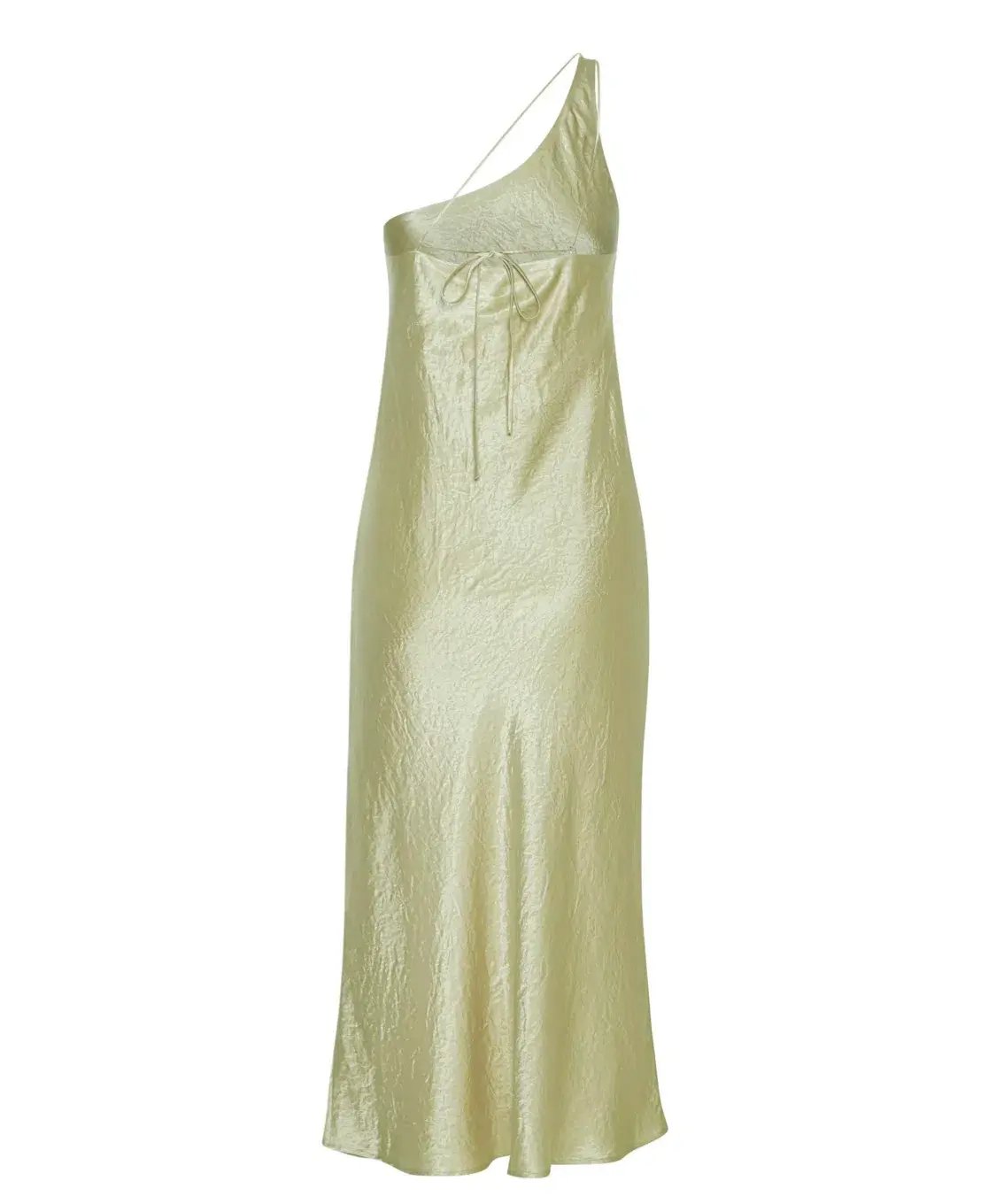 Third Form Crush Bias One Shoulder Midi Dress Apple Green Size 8 photo 9