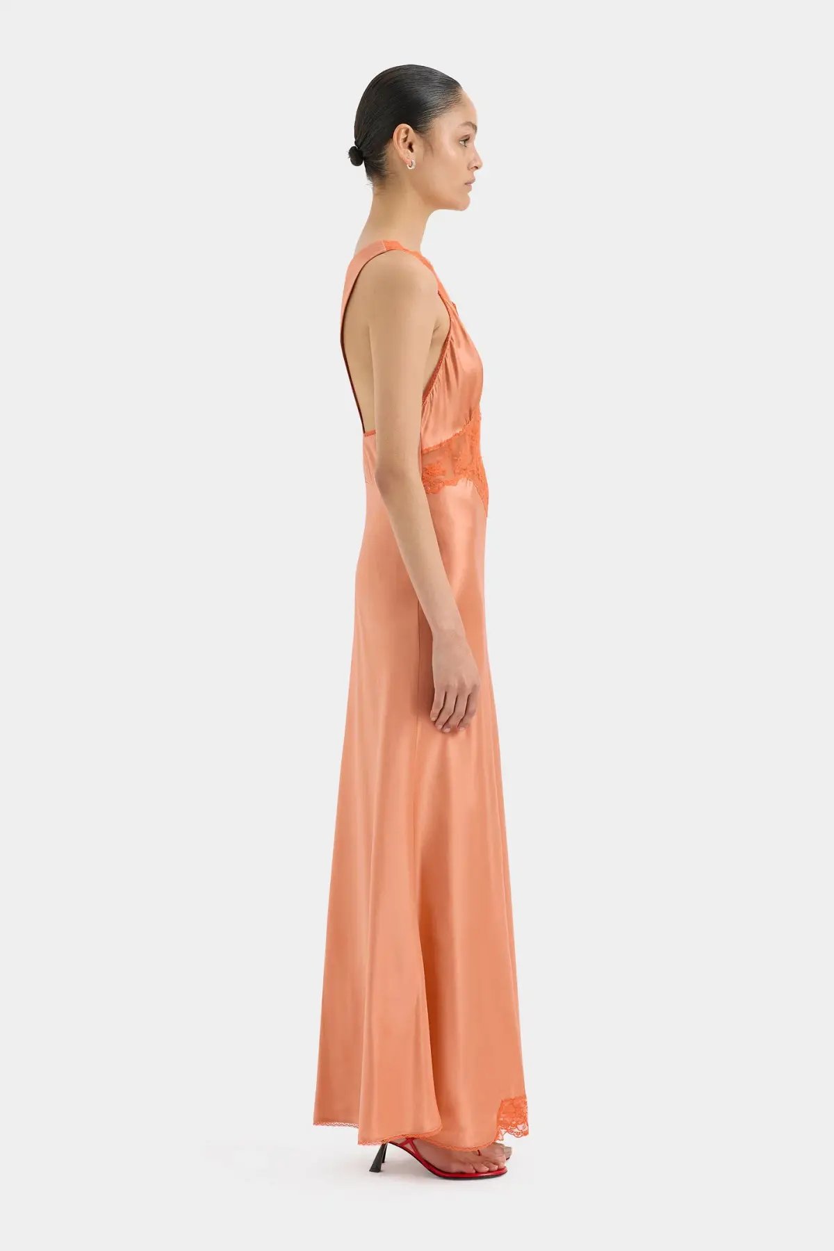 Sir the Label Aries Cut Out Gown Peach Size 0/AU 6 photo 2