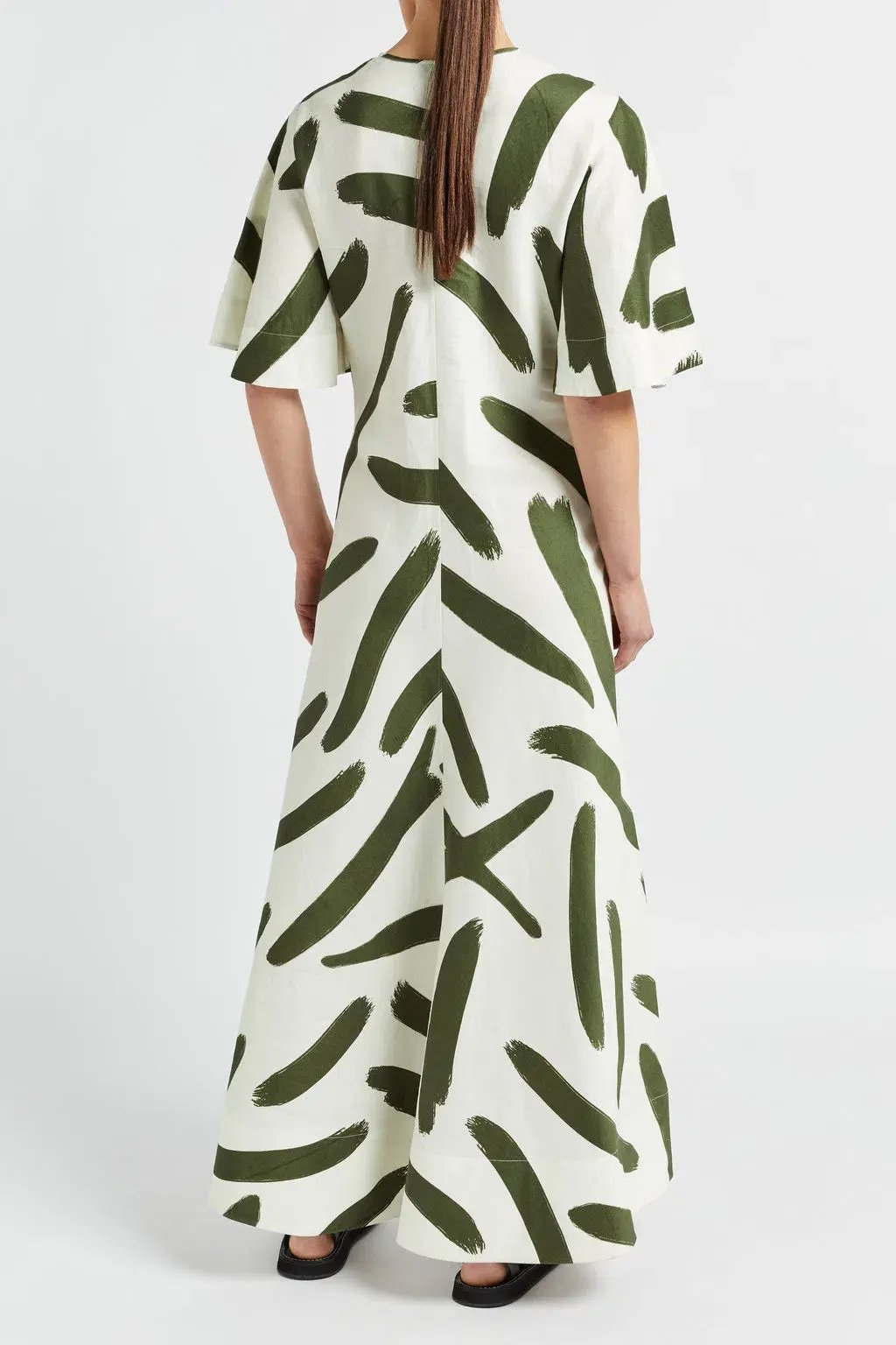 Lee Mathews Ava Maxi Dress Multi Size 4 photo 2