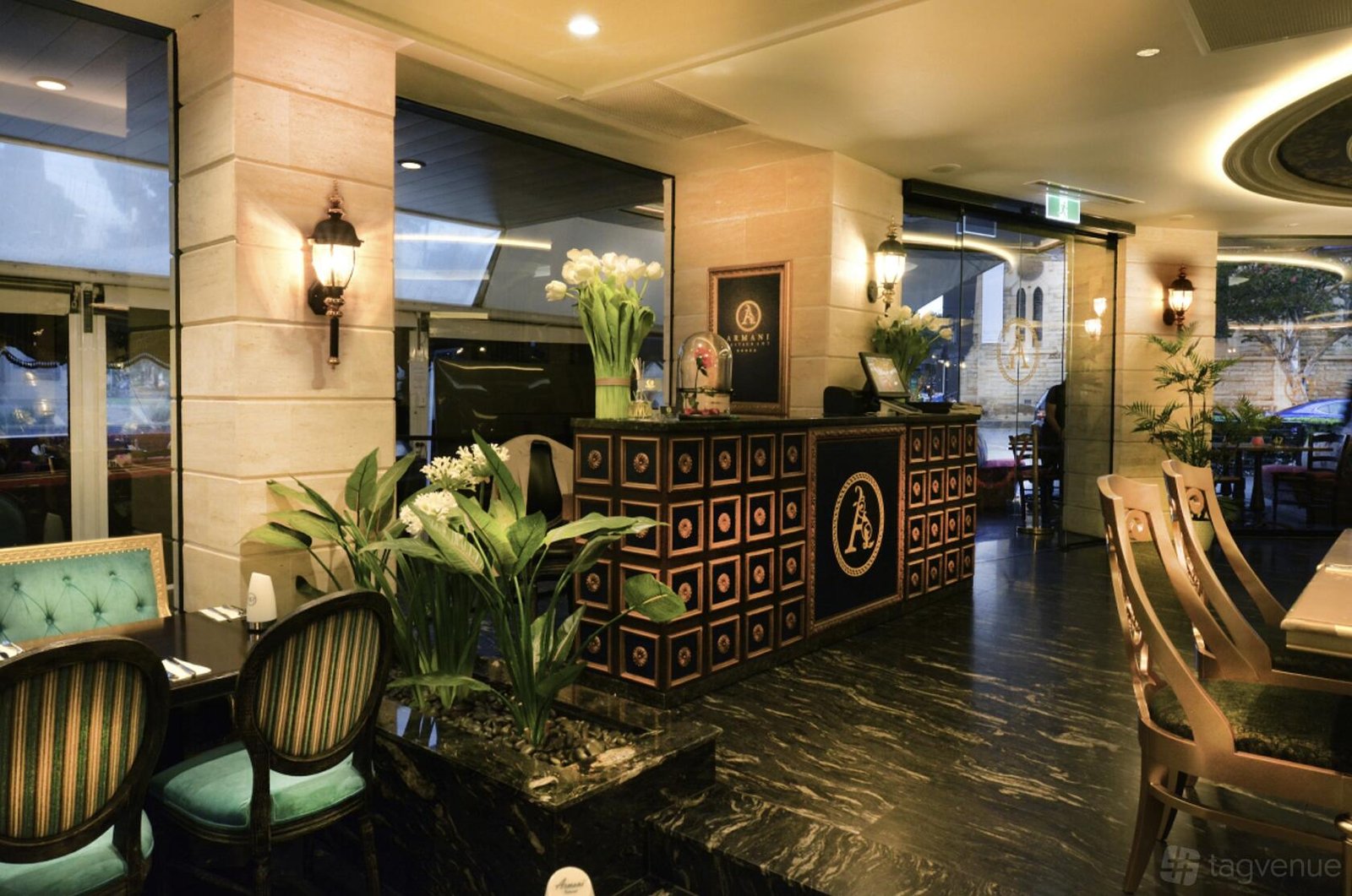 Indoor Dining Room at Armani Restaurant photo 14