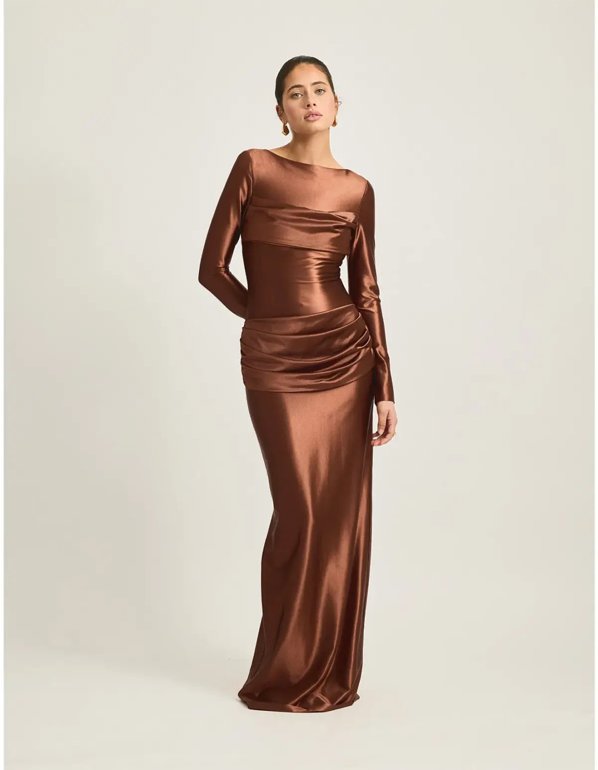 TOJHA Hadleigh Maxi Dress in Sierra Brown Size 10/M photo 5